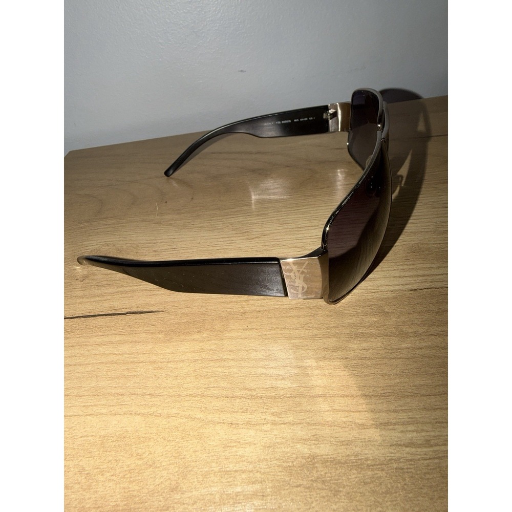 YVES SAINT LAURENT YSL‎ 6050/S 6050S BLACK Y2K VINTAGE